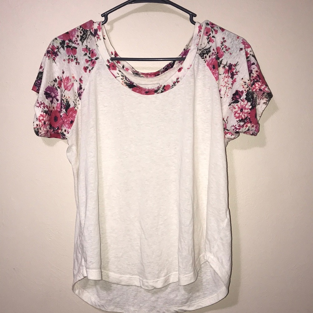 Nollie white medium floral T-shirt